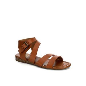 Franco Sarto Leather Tan Genji Sandal